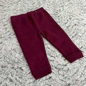 Garanimals Baby 12 Month Burgundy Sweatpants